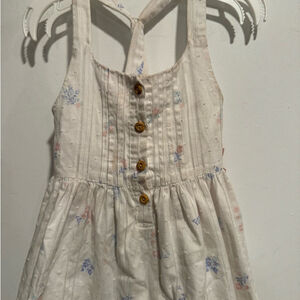 The Prairie by Rachel Ashwell toddler girls 3T floral dress bows white pink midi